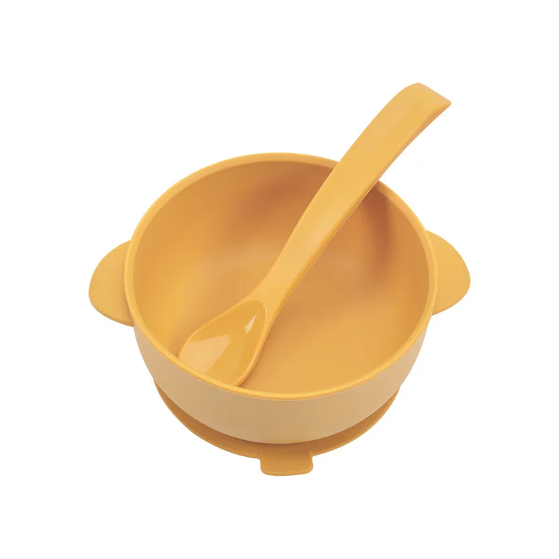 Children's Dishes Baby Silicone Sucker Bowl with Cover BPA Free Feeding Spoon Baby Feeding Tableware Training Dishes Bowl
Children's Dishes Baby Silicone Sucker Bowl with Cover BPA Free Feeding Spoon Baby Feeding Tableware Training Dishes Bowl