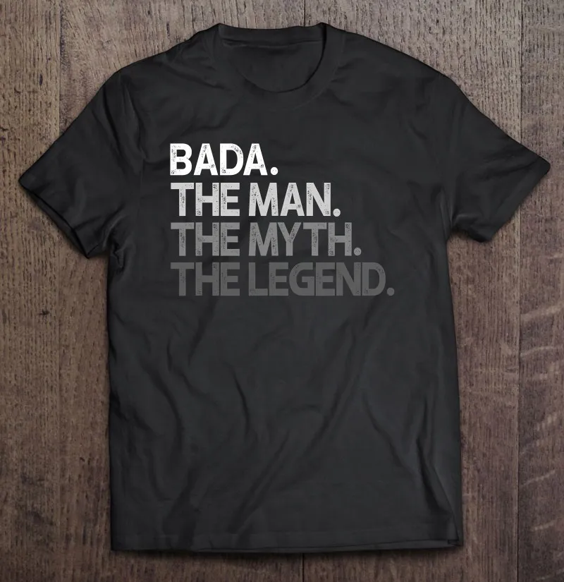 

Мужская рубашка Bada, подарок мужчине, миф, легенда, мужские футболки, аниме одежда, мужская хлопковая одежда на заказ, большие размеры, мужски...