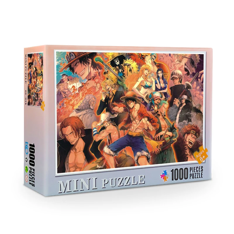 Мини-пазлы из 1000 частей для взрослых, Мультяшные персонажи аниме, ТВ, сложность, вызов, бумажные пазлы, оптовая продажа, подарок для друга, иг... 
Мини-пазлы из 1000 частей для взрослых, Мультяшные персонажи аниме, ТВ, сложность, вызов, бумажные пазлы, оптовая продажа, подарок для друга, иг...