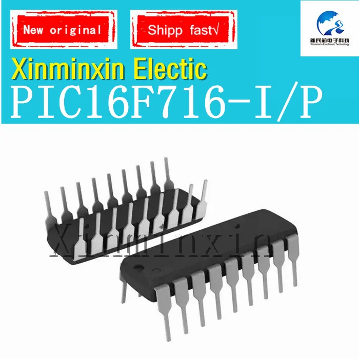 1PCS/lot PIC16F716-I/P DIP18 IC chip New Original
1PCS/lot PIC16F716-I/P DIP18 IC chip New Original