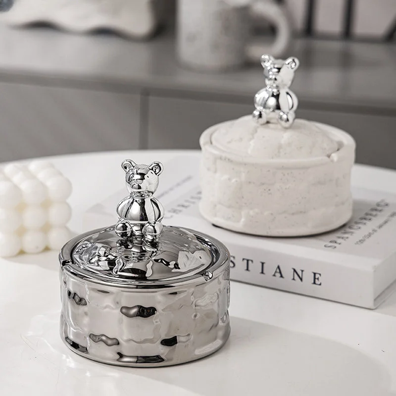 Ceramic Ashtrays Solid Color Cigar Ashtray Bear Shape Lids Creative Home Desktop Ash Tray Soot Ash Container Smoking Accessories
Ceramic Ashtrays Solid Color Cigar Ashtray Bear Shape Lids Creative Home Desktop Ash Tray Soot Ash Container Smoking Accessories