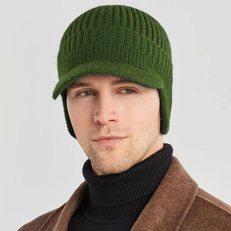 Men Winter Knitted Ear Protection Cap Wool Beanies Bonnet Earflap Hat Short Brim Outdoor Cycling Ski Warm Hats Caps For Men
Men Winter Knitted Ear Protection Cap Wool Beanies Bonnet Earflap Hat Short Brim Outdoor Cycling Ski Warm Hats Caps For Men