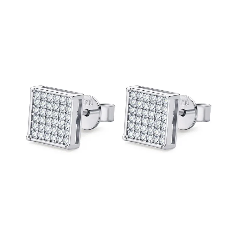 EMO-196 Lefei Fashion Trend Classic Moissanite Square Earrings Women S925 Sterling Silver Hip hop Charm Jewelry Gift Accessories
EMO-196 Lefei Fashion Trend Classic Moissanite Square Earrings Women S925 Sterling Silver Hip hop Charm Jewelry Gift Accessories