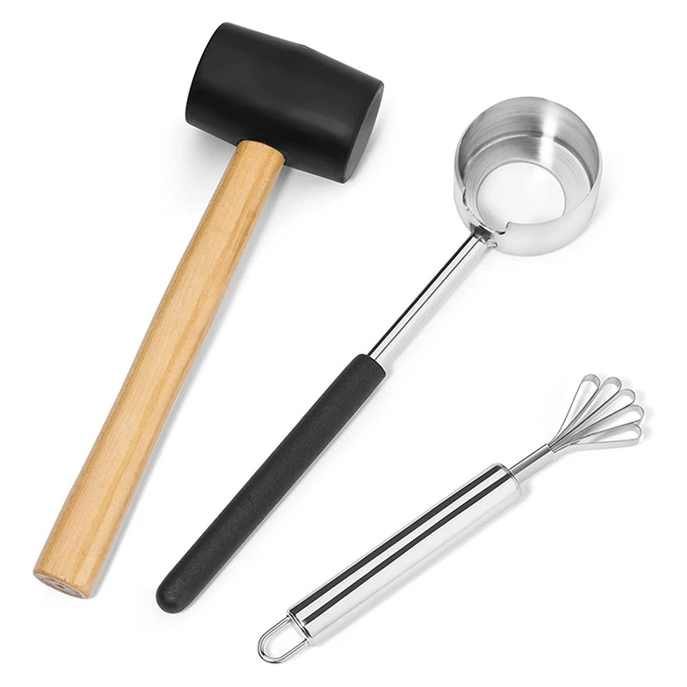 Easy to Use Coconut Opener Premium Quality Tool Set Remove Coconut Flesh without Hassle Ideal for Coconut Water Enthusiasts
Easy to Use Coconut Opener Premium Quality Tool Set Remove Coconut Flesh without Hassle Ideal for Coconut Water Enthusiasts