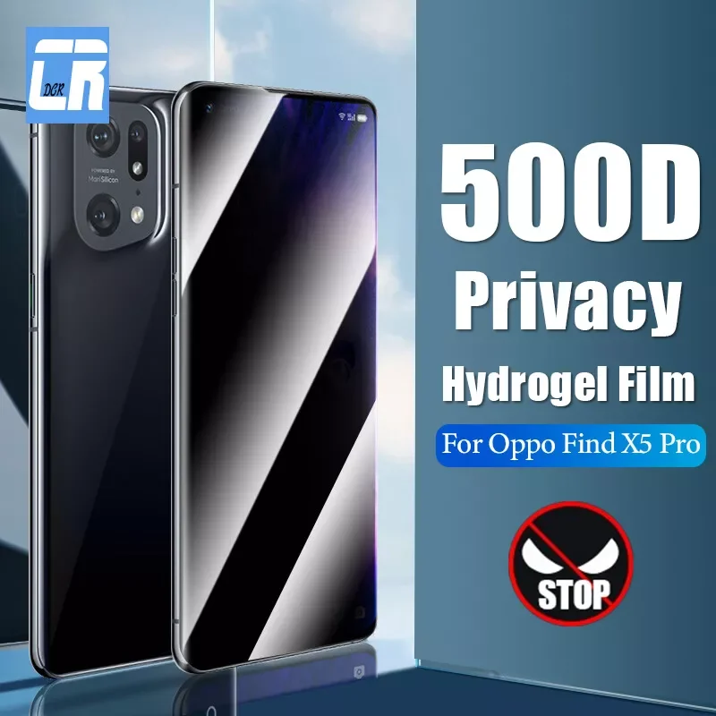 Anti Spy Full Curved Hydrogel Film for Oppo Find X5 Pro Lite Screen Protector for Realme GT Explorer Master Privacy not glass
Anti Spy Full Curved Hydrogel Film for Oppo Find X5 Pro Lite Screen Protector for Realme GT Explorer Master Privacy not glass