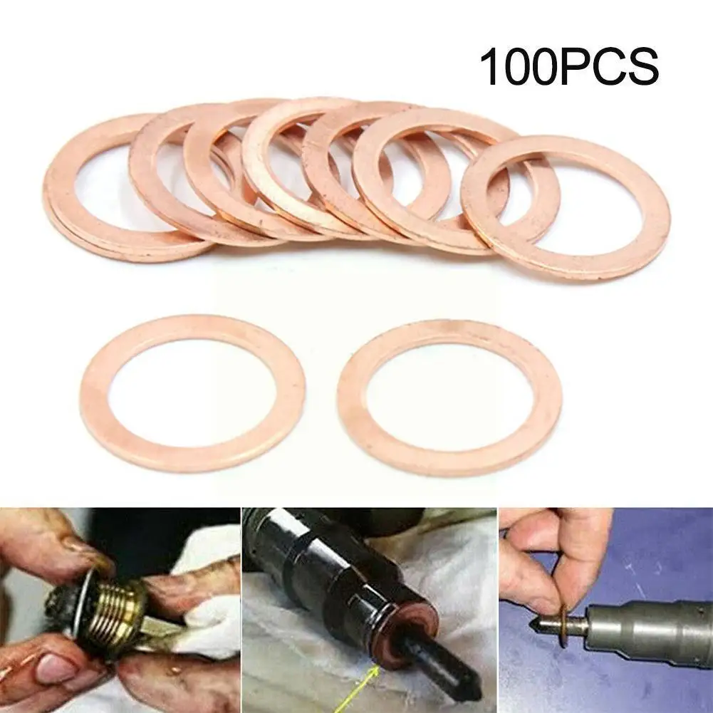 100pcs/pack Washer Flat Ring Gasket Sump Plug Fittings Washers 16*20*1.5mm Seal Oil Hardware Accessories Fastener E8u1
100pcs/pack Washer Flat Ring Gasket Sump Plug Fittings Washers 16*20*1.5mm Seal Oil Hardware Accessories Fastener E8u1