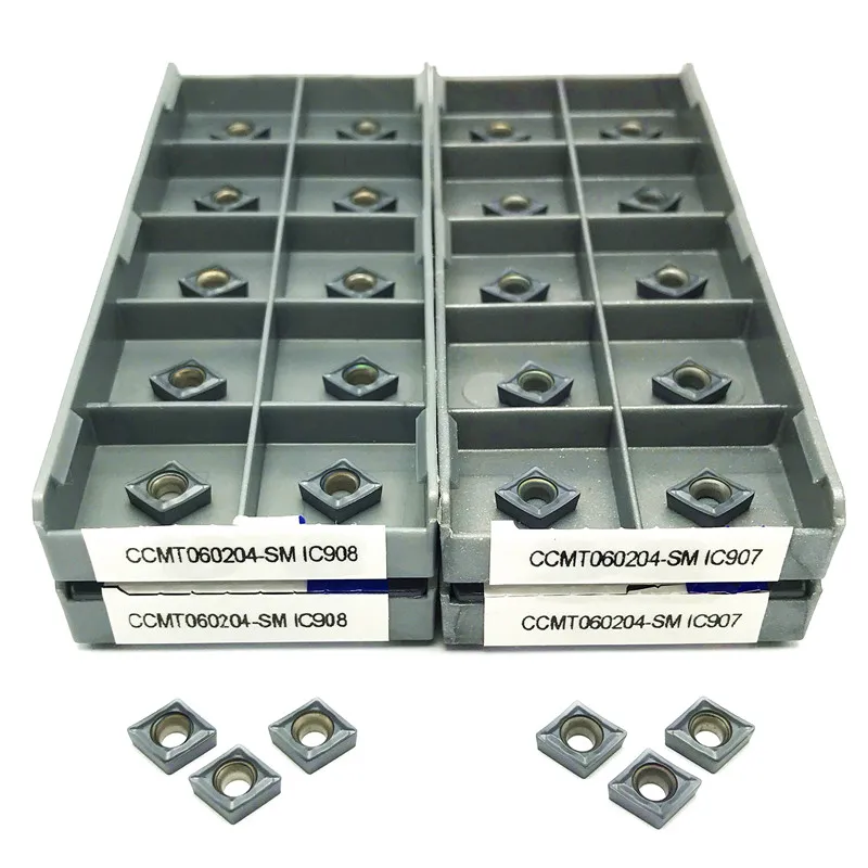 CCMT060204 CCMT060208 SM IC907 IC908 Internal Turning Tool Carbide Inserts CNC Cutting Tool High Quality Turning Insert
CCMT060204 CCMT060208 SM IC907 IC908 Internal Turning Tool Carbide Inserts CNC Cutting Tool High Quality Turning Insert