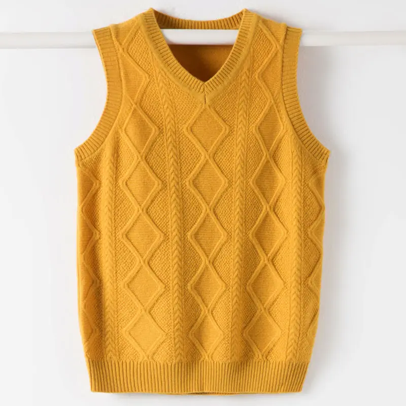 Preppy Harajuku Sweater Vest Men V-neck Handsome All-match Ulzzang Streetwear Fashion Knitting Baggy Students Vitality G25
Preppy Harajuku Sweater Vest Men V-neck Handsome All-match Ulzzang Streetwear Fashion Knitting Baggy Students Vitality G25