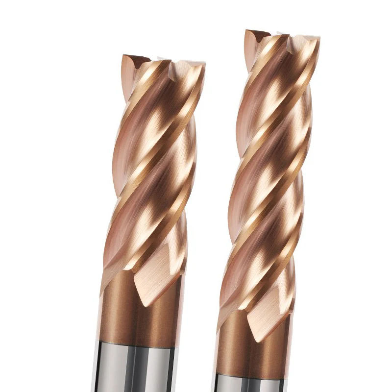 Vsharp 4 Flutes Carbide End Mill HRC55 Tungsten Steel Milling Cutter Square End Mill With Coated CNC Cutting Tools for Metal
Vsharp 4 Flutes Carbide End Mill HRC55 Tungsten Steel Milling Cutter Square End Mill With Coated CNC Cutting Tools for Metal