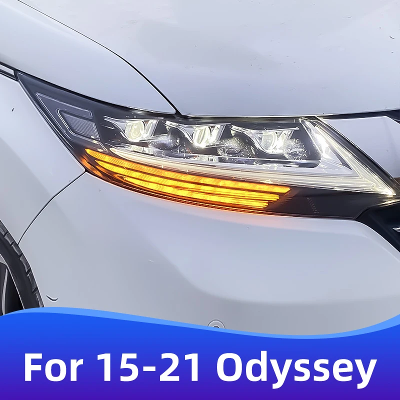 For 2015-2021 Honda Odyssey headlight assembly modified and upgraded new 3-eye full LED headlight streamer turn signal
For 2015-2021 Honda Odyssey headlight assembly modified and upgraded new 3-eye full LED headlight streamer turn signal