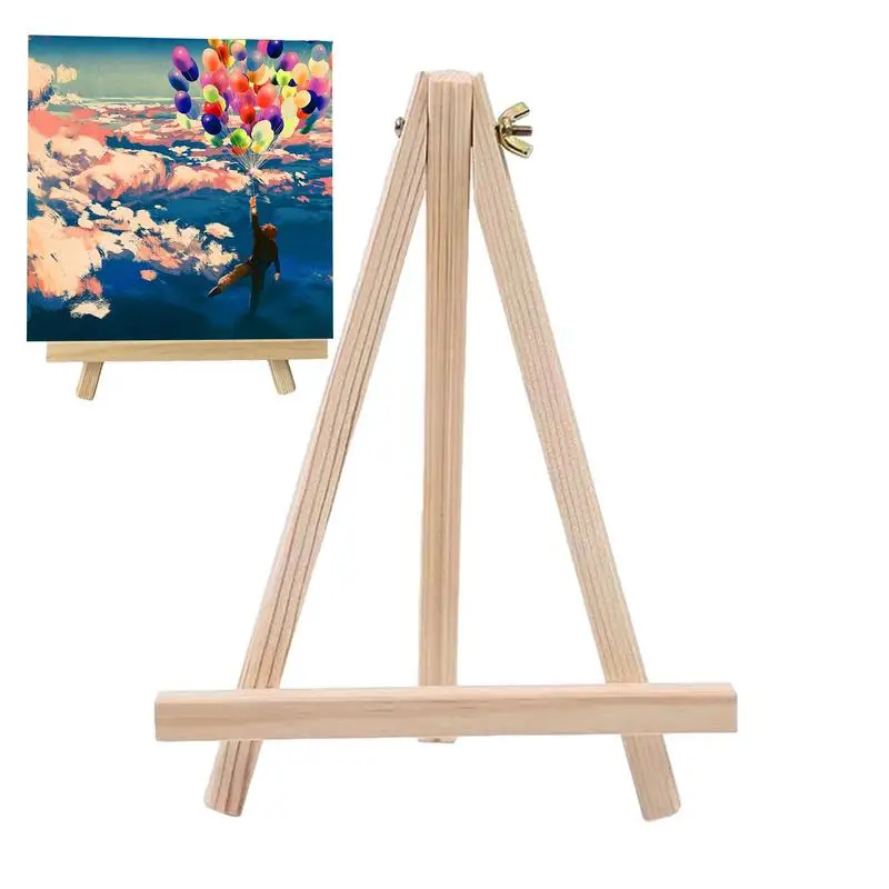 Wood Mini Easel Frame Triangle Wedding Table Card Stand Display Holder Holder Children Painting Craft Artist Supplies
Wood Mini Easel Frame Triangle Wedding Table Card Stand Display Holder Holder Children Painting Craft Artist Supplies