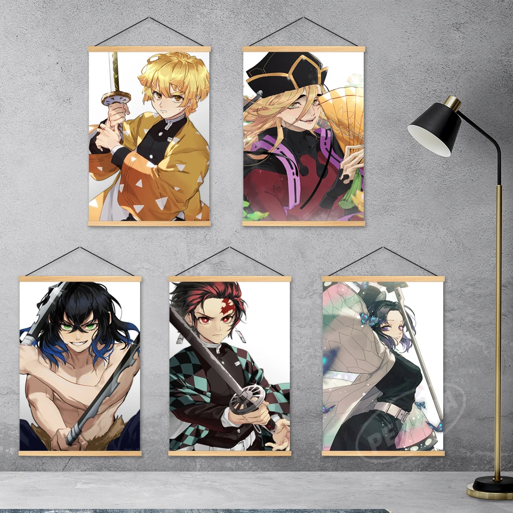 HD Prints Wooden Hanging Demon Slayer Canvas Tomioka Giyuu Home Decor Poster Uzui Tenge Wall Art Painting Anime Modular Pictures
HD Prints Wooden Hanging Demon Slayer Canvas Tomioka Giyuu Home Decor Poster Uzui Tenge Wall Art Painting Anime Modular Pictures