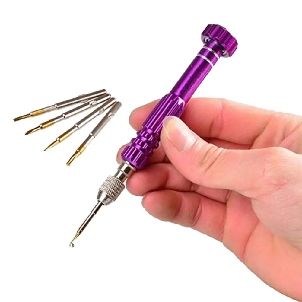 5 in 1 Repair Opening Magnetic Screwdriver Kit Set For Watch Cell Mobile Phone DIY Disassemble Open Tool Precision Screwdrivers
5 in 1 Repair Opening Magnetic Screwdriver Kit Set For Watch Cell Mobile Phone DIY Disassemble Open Tool Precision Screwdrivers