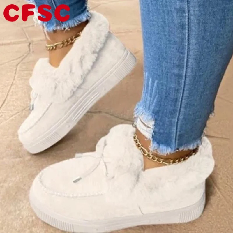 2023 Women Winter Boots Warm Plush Velvet Ankle Snow Boots Lace Up Soft Winter Sneakers Comfortable Cotton Shoes for Women
2023 Women Winter Boots Warm Plush Velvet Ankle Snow Boots Lace Up Soft Winter Sneakers Comfortable Cotton Shoes for Women