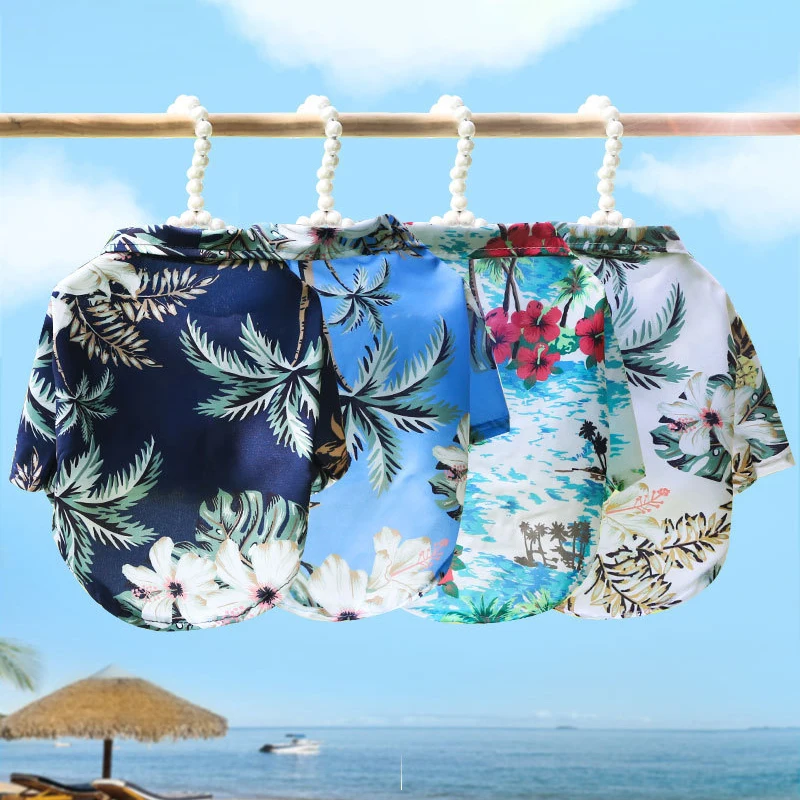 Hawaiian Beach Style Dog T-Shirts Thin Breathable Summer Dog Clothes For Small Dogs Puppy Pet Cat Vest Chihuahua Yorkies Poodle
Hawaiian Beach Style Dog T-Shirts Thin Breathable Summer Dog Clothes For Small Dogs Puppy Pet Cat Vest Chihuahua Yorkies Poodle