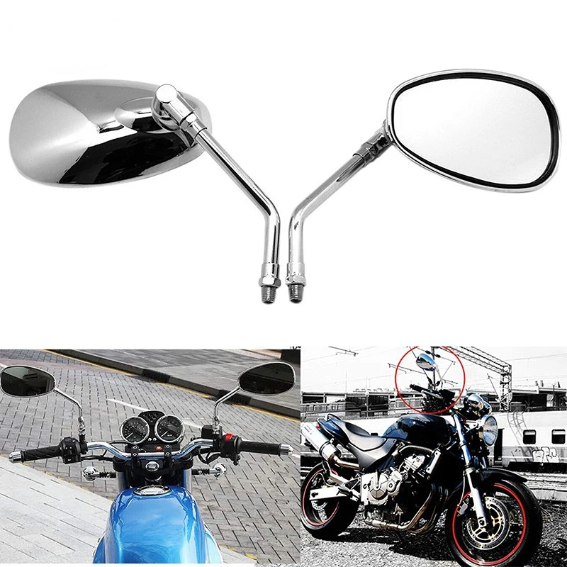 2Pcs/Pair Motorcycle Rearview Mirror Electrombile Scooter E-Bike Rearview Mirrors 10mm For Honda Shadow Ace Spirit Magna VT750
2Pcs/Pair Motorcycle Rearview Mirror Electrombile Scooter E-Bike Rearview Mirrors 10mm For Honda Shadow Ace Spirit Magna VT750