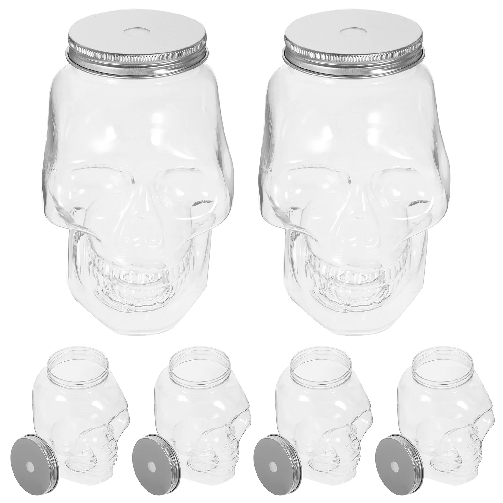 6pcs Transparent Plastic Beverage Bottle Halloween Water Bottle Empty Plastic Drinking Bottle
6pcs Transparent Plastic Beverage Bottle Halloween Water Bottle Empty Plastic Drinking Bottle