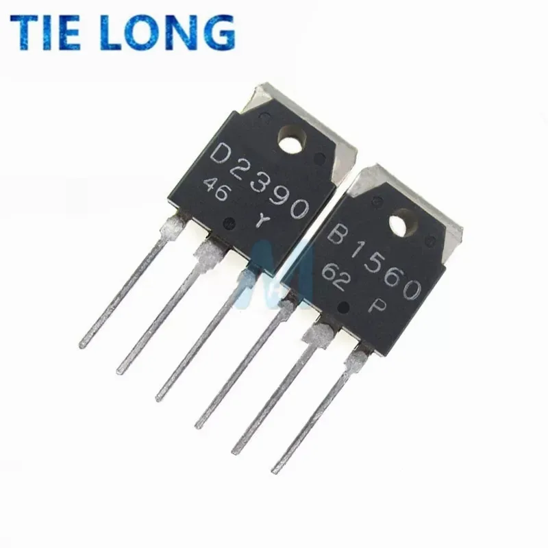 5 шт./партия B1560 D2390 TO-3P 2SB1560 2SD2390 10V 150A оригинальный аутентичный 
5 шт./партия B1560 D2390 TO-3P 2SB1560 2SD2390 10V 150A оригинальный аутентичный