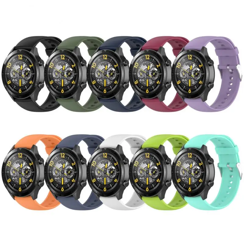 Silicone Strap For Realme Watch2pro/Realme Watch S Watch Silver Buckle Replacement Strap Wearable Devices Smart Accessories
Silicone Strap For Realme Watch2pro/Realme Watch S Watch Silver Buckle Replacement Strap Wearable Devices Smart Accessories