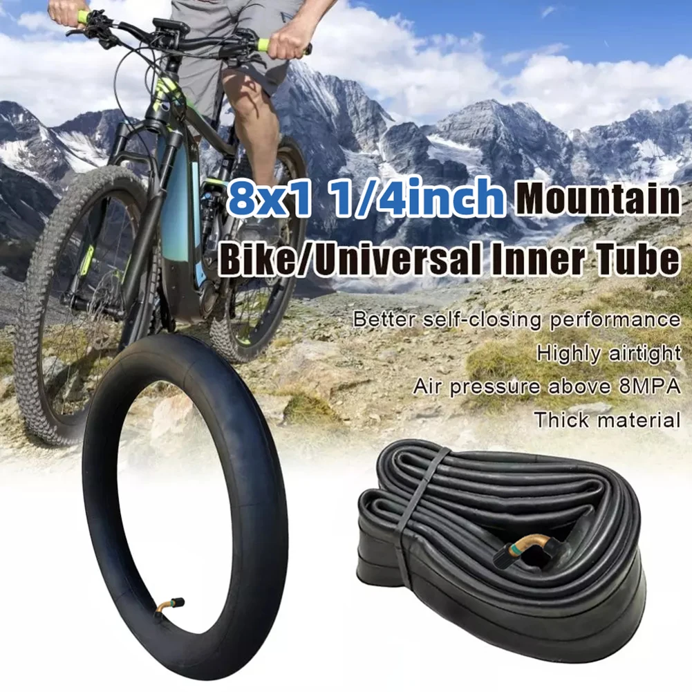 8 Inch 8X1 1/4 Inner Tube 200x45 For Baby Stroller / Electric Scooter Tire Parts Silent Non-slip Shock-absorbing Rubber Parts
8 Inch 8X1 1/4 Inner Tube 200x45 For Baby Stroller / Electric Scooter Tire Parts Silent Non-slip Shock-absorbing Rubber Parts