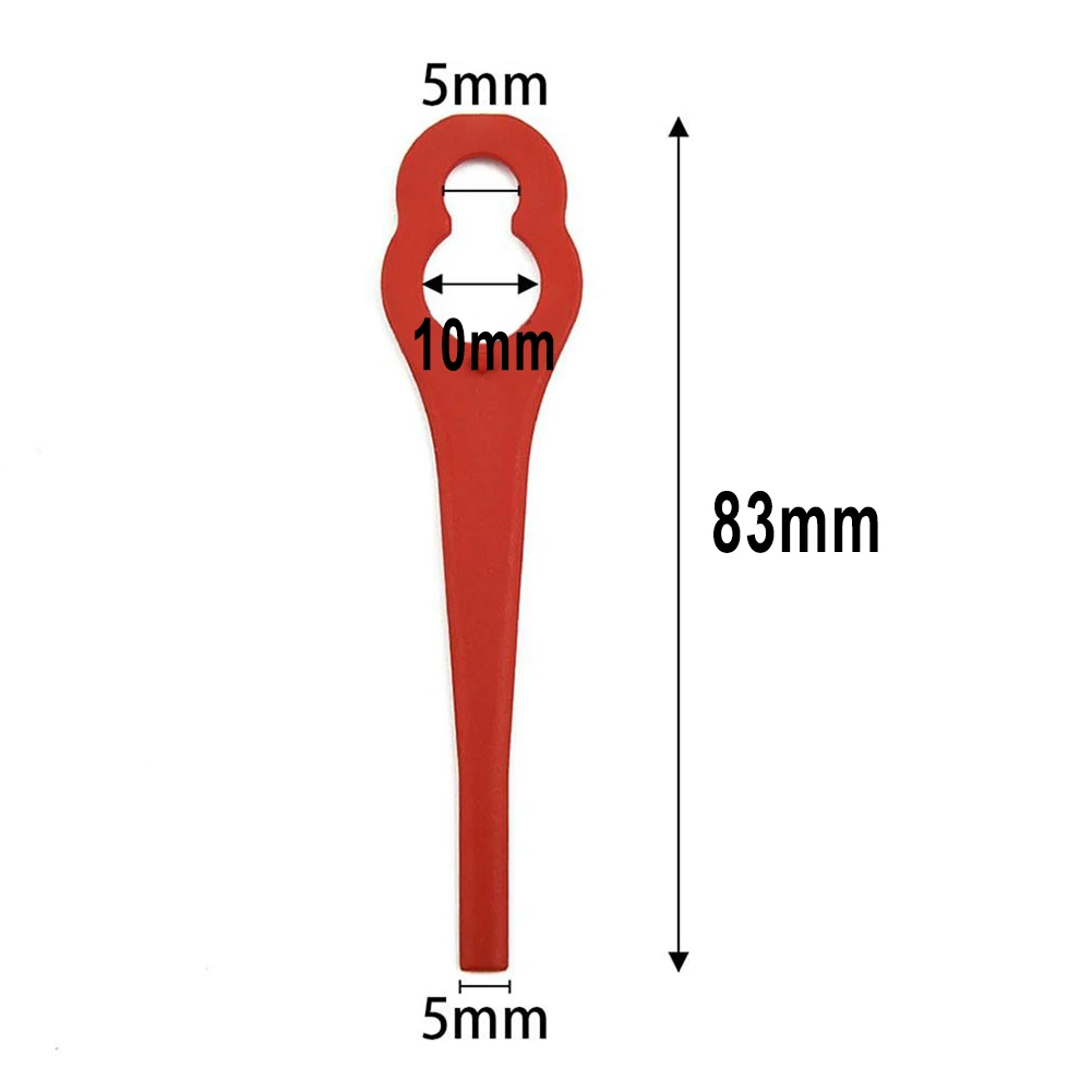 40Pcs Replacement Blade Grass Trimmer Spare Knives For Parkside PRTA 20-LiA1 LIDL IAN 311046 Plastic Blades 5x10mm 83mm Length
40Pcs Replacement Blade Grass Trimmer Spare Knives For Parkside PRTA 20-LiA1 LIDL IAN 311046 Plastic Blades 5x10mm 83mm Length