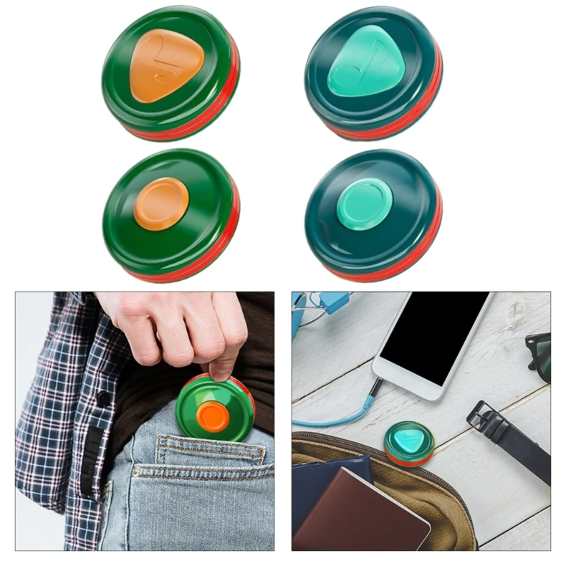 

Fingertip Decompression Toy for Adult Haptic Finger Push Spinner Durable Fidgets AntiAnxiety Portable Pocket Stress Toy