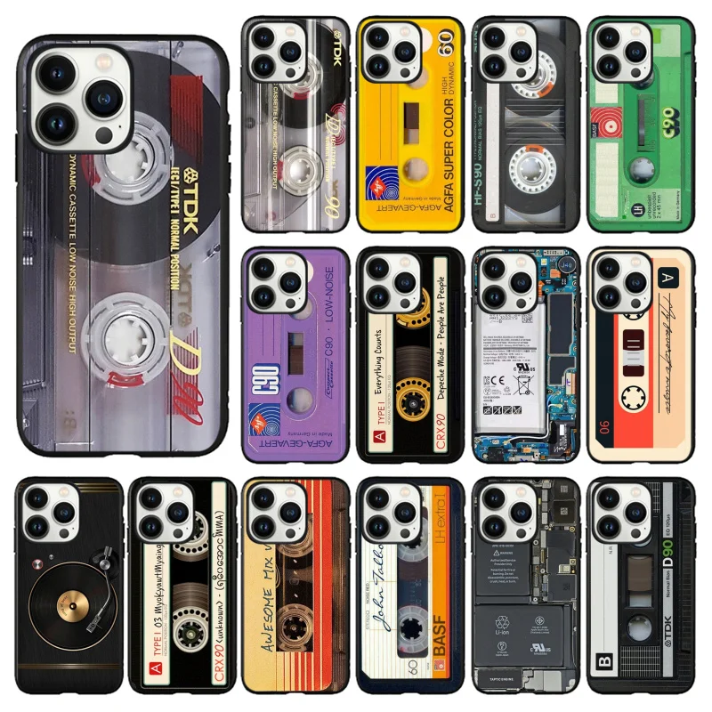 Classical Cassette tape Battery Phone Case for iPhone 14 13 12 11 Pro MAX X XS Max XR Mini SE 7 8 Plus Black Funda Coque Case
Classical Cassette tape Battery Phone Case for iPhone 14 13 12 11 Pro MAX X XS Max XR Mini SE 7 8 Plus Black Funda Coque Case