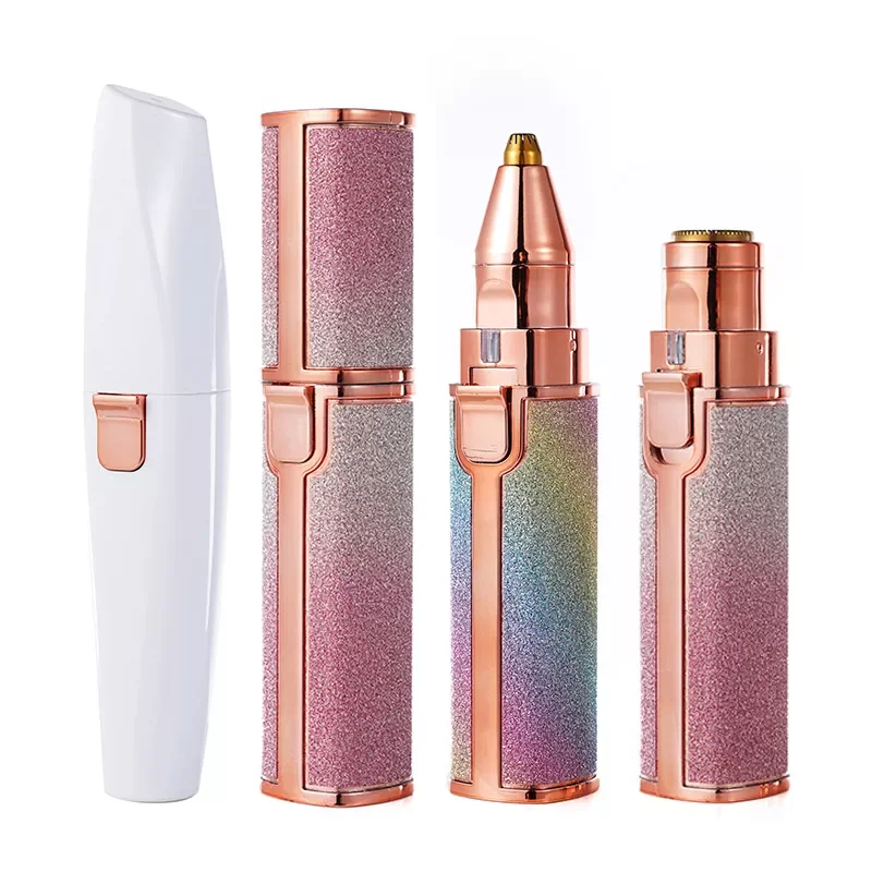 2 IN 1 Rechargeable Electric Eyebrow Trimmer Epilator Female Body Facial Lipstick Shape Hair Removal Mini Painless Razor Shaver 
2 IN 1 Rechargeable Electric Eyebrow Trimmer Epilator Female Body Facial Lipstick Shape Hair Removal Mini Painless Razor Shaver