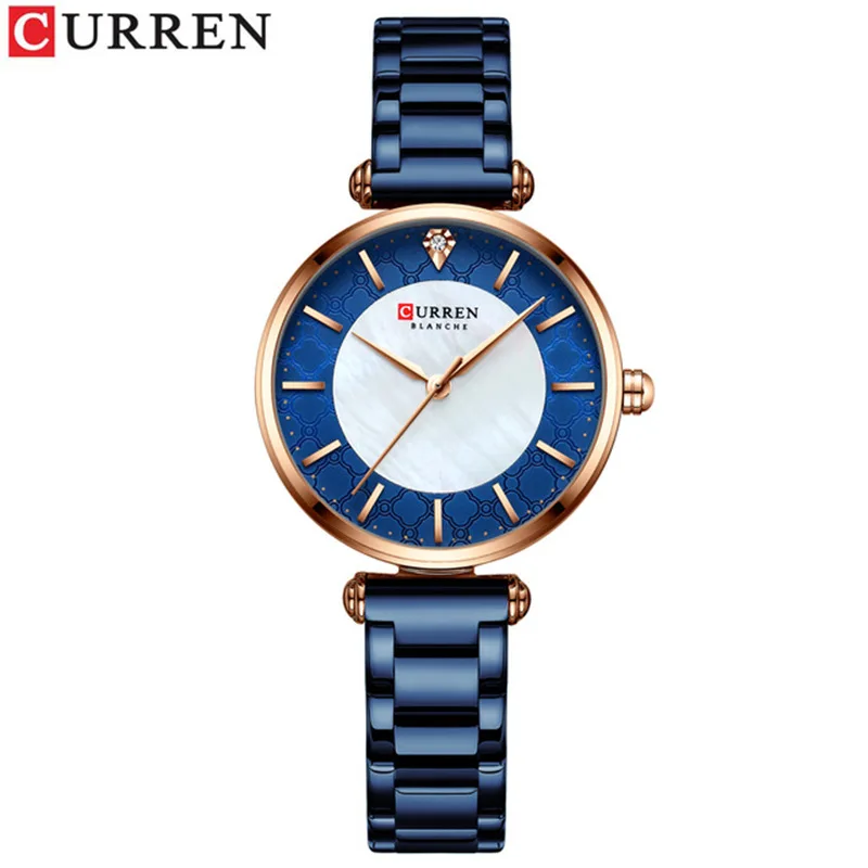 

Curren/Karray 9072 Ms. Watch Waterproof Jieyue Watch Fashion Steel Belt Women's Watch Casual Watch