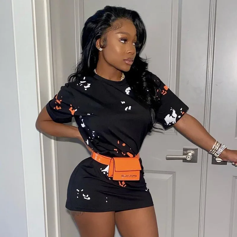 Wishyear 2022 Short Sleeve Graphic Tshirt Dress Streetwear Fashion Casual Summer Clothes for Women Mini Dresses
Wishyear 2022 Short Sleeve Graphic Tshirt Dress Streetwear Fashion Casual Summer Clothes for Women Mini Dresses