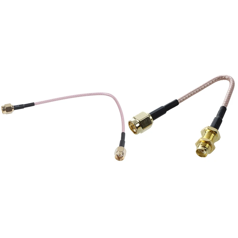 1pcs SMA Female to Male Coaxial Cable Antenna Adapter 11cm & 1pcs 6.5 inch Length SMA Male to SMA Male Connector Pigtail Cable
1pcs SMA Female to Male Coaxial Cable Antenna Adapter 11cm & 1pcs 6.5 inch Length SMA Male to SMA Male Connector Pigtail Cable