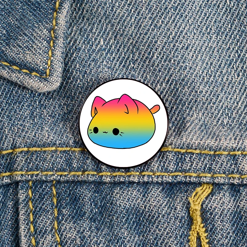 Pan pride cute cat Pin Custom cute Brooches Shirt Lapel teacher tote Bag backpacks Badge Cartoon gift brooches pins for women
Pan pride cute cat Pin Custom cute Brooches Shirt Lapel teacher tote Bag backpacks Badge Cartoon gift brooches pins for women