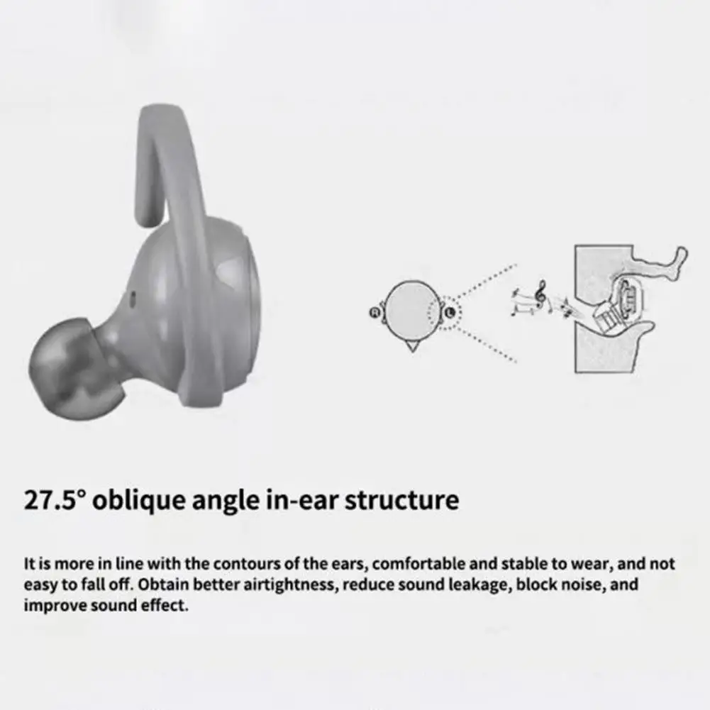 Wireless Earbud Creative Low Latency LED Digital Display Bluetooth-compatible5.0 Ear Hook Sports Earphone
Wireless Earbud Creative Low Latency LED Digital Display Bluetooth-compatible5.0 Ear Hook Sports Earphone