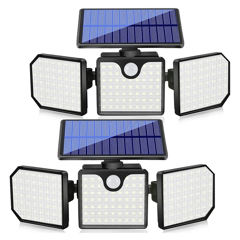 Solar Lights,3 Head Motion Sensor Lights Adjustable 230LED Flood Lights Outdoor Spotlights 360° Rotatable For Garden,Etc
Solar Lights,3 Head Motion Sensor Lights Adjustable 230LED Flood Lights Outdoor Spotlights 360° Rotatable For Garden,Etc