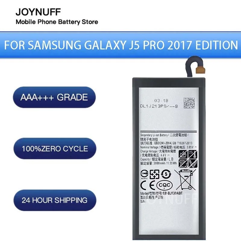 New Battery High Quality 0 Cycles Compatible EB-BJ530ABE For Samsung Galaxy J5 2017 edition J530 SM-J530K SM-J530F SM-J530Y+tool 
New Battery High Quality 0 Cycles Compatible EB-BJ530ABE For Samsung Galaxy J5 2017 edition J530 SM-J530K SM-J530F SM-J530Y+tool
