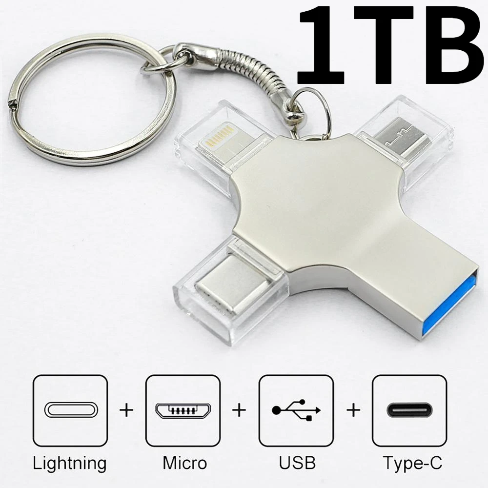 USB-флеш-накопитель Otg на ТБ с интерфейсом Usb Type-C, 3,0 дюйма, для Iphone, Ipad, Android, 16 ГБ, 32 ГБ, 64 ГБ, 128 ГБ, 256 ГБ, флешка 4 в 1
USB-флеш-накопитель Otg на ТБ с интерфейсом Usb Type-C, 3,0 дюйма, для Iphone, Ipad, Android, 16 ГБ, 32 ГБ, 64 ГБ, 128 ГБ, 256 ГБ, флешка 4 в 1