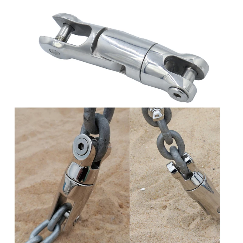 Heavy Duty 316 Stainless Steel Multi-Directional Double Anchor Swivel Connector 2/3 Section Anchor Connectors 6-8 10-12MM Anchor
Heavy Duty 316 Stainless Steel Multi-Directional Double Anchor Swivel Connector 2/3 Section Anchor Connectors 6-8 10-12MM Anchor