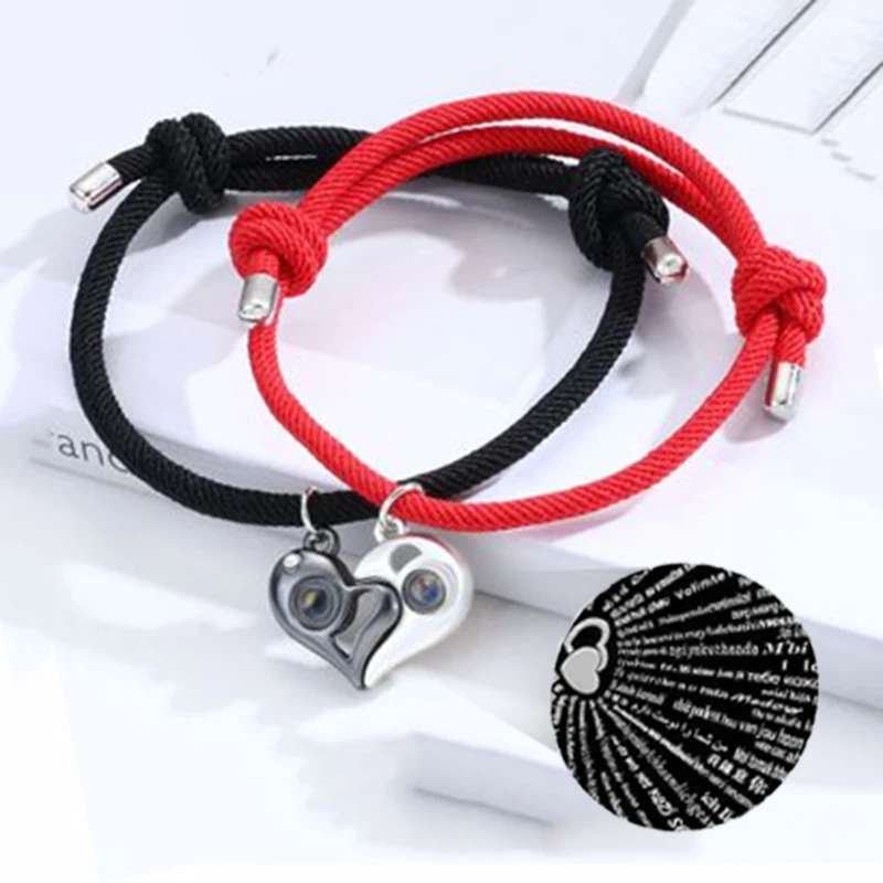 Projection Couple Bracelet 100 Languages I Love You Simple Projection Shake Bracelet Female Jewelry Gift Bracelet Women
Projection Couple Bracelet 100 Languages I Love You Simple Projection Shake Bracelet Female Jewelry Gift Bracelet Women