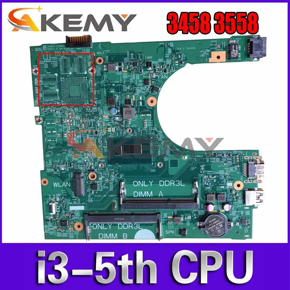 Akemy i3-5th CPU FOR Dell Inspiron 3458 3558 Motherboard 14216-1 1XVKN CN-0MY4NH MY4NH Mainboard 100% tested
Akemy i3-5th CPU FOR Dell Inspiron 3458 3558 Motherboard 14216-1 1XVKN CN-0MY4NH MY4NH Mainboard 100% tested
