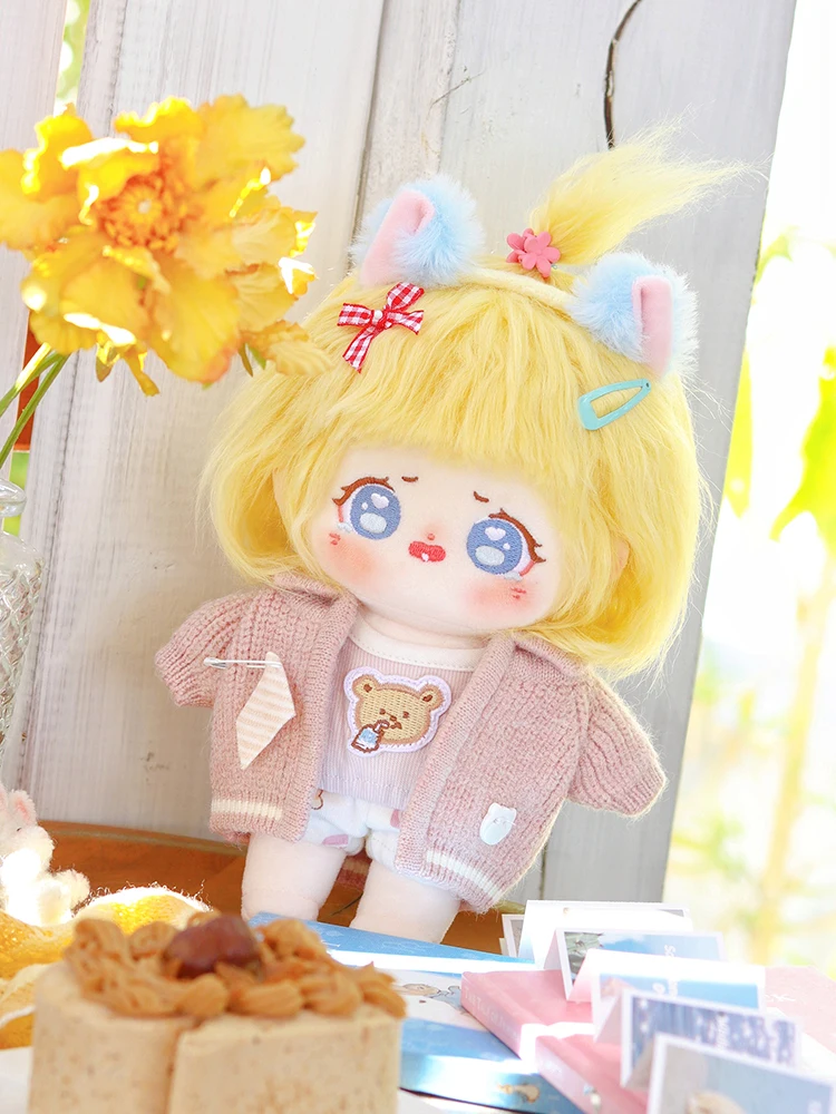No attributes Cry Nai Ya Girl Yellow Bobo Hair Wig Plushiem 20cm Plush Doll Body Cute Gift NK Sa
No attributes Cry Nai Ya Girl Yellow Bobo Hair Wig Plushiem 20cm Plush Doll Body Cute Gift NK Sa