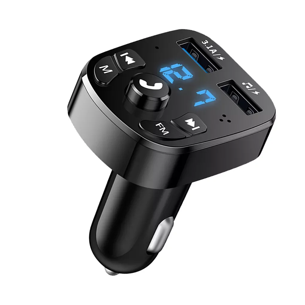 Bluetooth 5.0 Wireless Car kit Handfree LCD FM Transmitter Dual USB Car Charger MP3 Player Music TF Card U disk AUX Player
Bluetooth 5.0 Wireless Car kit Handfree LCD FM Transmitter Dual USB Car Charger MP3 Player Music TF Card U disk AUX Player