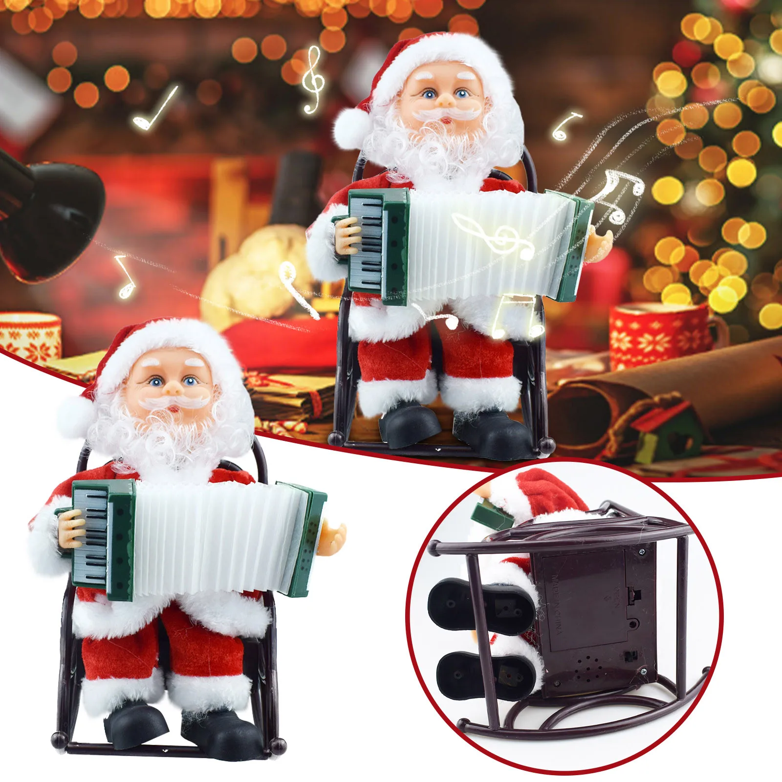 Toy Washing compatible with Machine New Santa Electric Music Doll Christmas Decoration Gift Video Music Action Figures Toy
Toy Washing compatible with Machine New Santa Electric Music Doll Christmas Decoration Gift Video Music Action Figures Toy