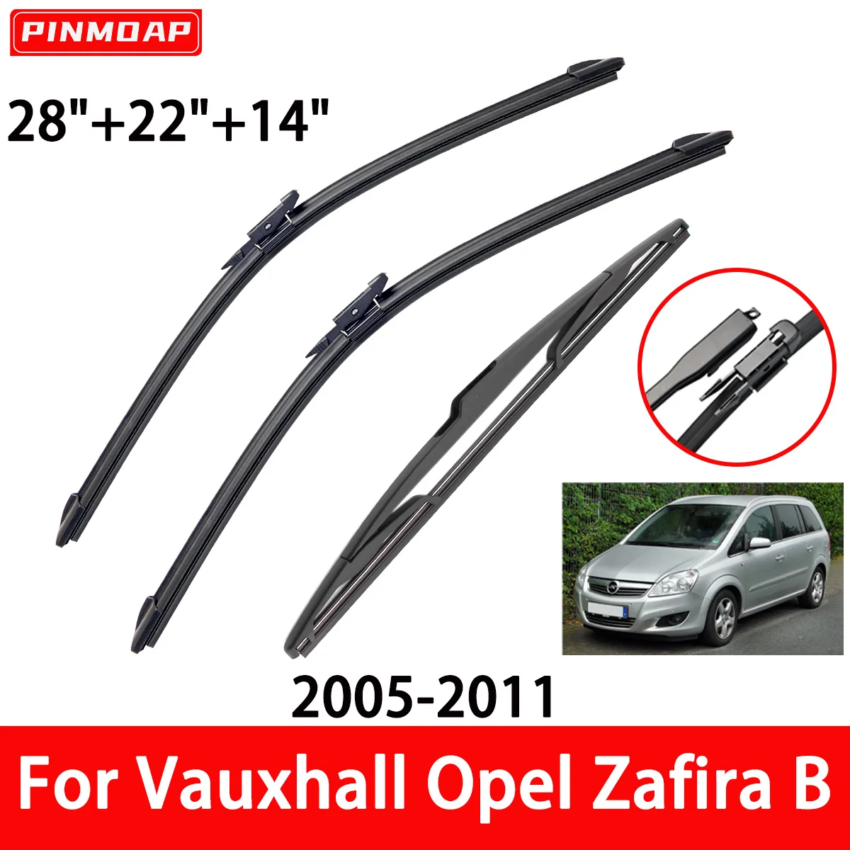 Щетки Стеклоочистителя Для Vauxhall Opel Zafira B 2005-2011, Передние И Задние, 28'+22'+14'
Щетки Стеклоочистителя Для Vauxhall Opel Zafira B 2005-2011, Передние И Задние, 28'+22'+14'