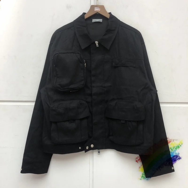 2021fw Black Multi-pocket Jacket Men Women Heavy Fabric Unisex Fashion Casual Denim Jackets Coat
2021fw Black Multi-pocket Jacket Men Women Heavy Fabric Unisex Fashion Casual Denim Jackets Coat