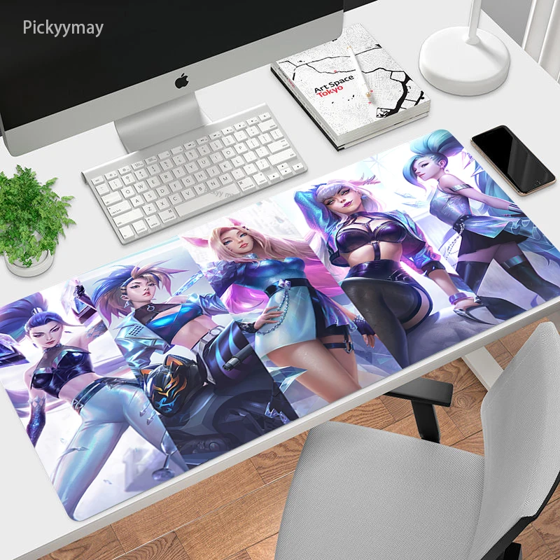 LOL KDA Large Gaming Mousepad XXL Rubber Mouse Pad Computer Gamer Locking Edge Mouse Mat Desk Play Mats Pc Keyboard Mause Carpet
LOL KDA Large Gaming Mousepad XXL Rubber Mouse Pad Computer Gamer Locking Edge Mouse Mat Desk Play Mats Pc Keyboard Mause Carpet