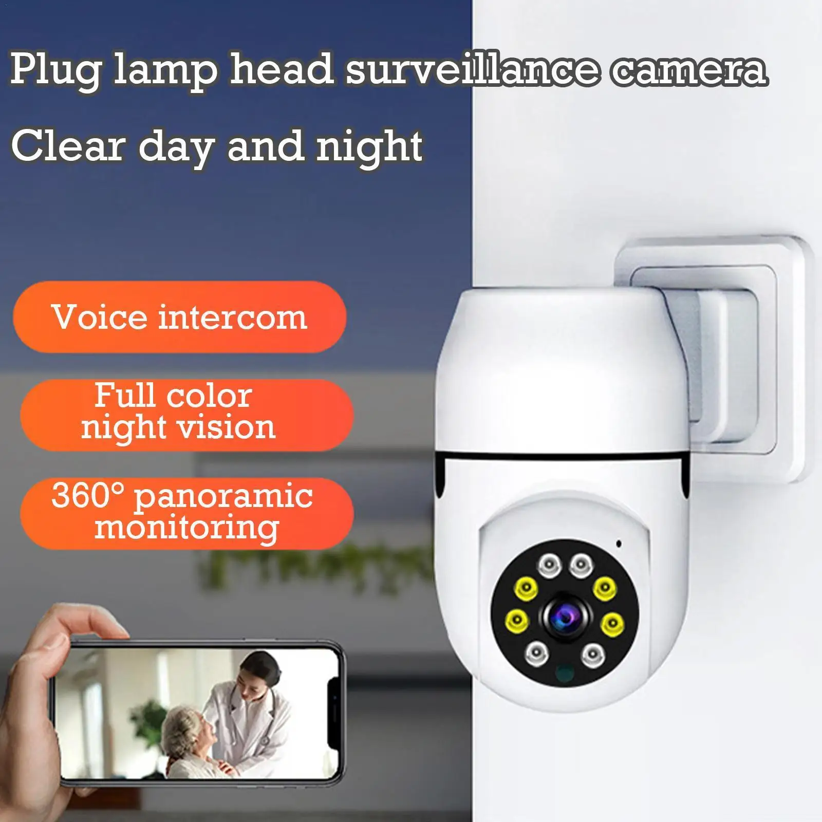 Wireless Ip Camera Wifi Video Surveillance Security Cctv Alerts Instant Motion App/alarm Detection And Camera Outdoor U8q4
Wireless Ip Camera Wifi Video Surveillance Security Cctv Alerts Instant Motion App/alarm Detection And Camera Outdoor U8q4
