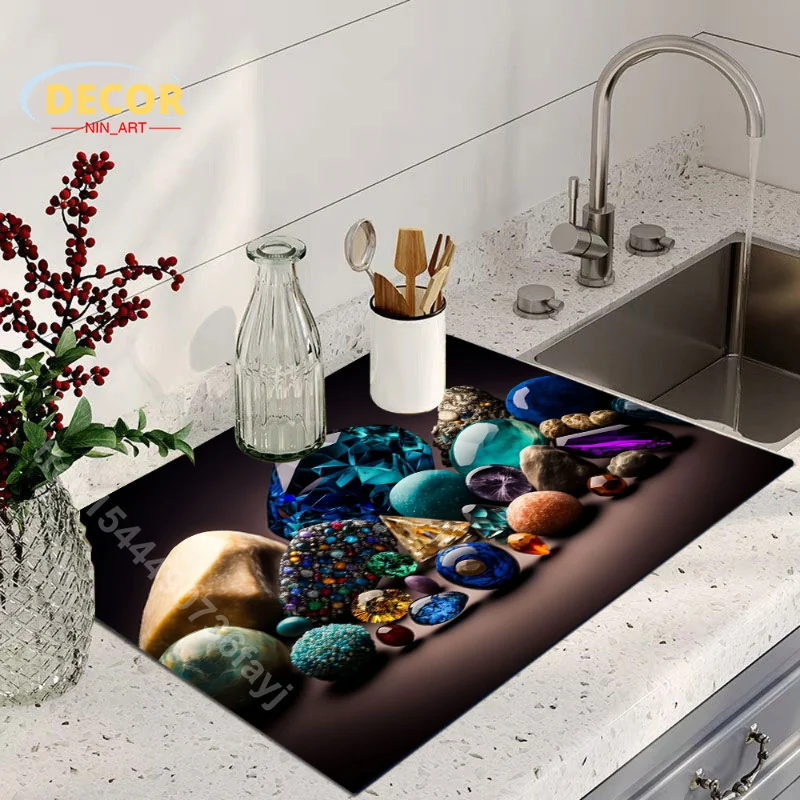 Gemstone Drain Pad Dish Drying Mat for Luxurious Luxury Super Absorbent Diatomic Washable Room Decoration Home Decor Aesthetic
Gemstone Drain Pad Dish Drying Mat for Luxurious Luxury Super Absorbent Diatomic Washable Room Decoration Home Decor Aesthetic