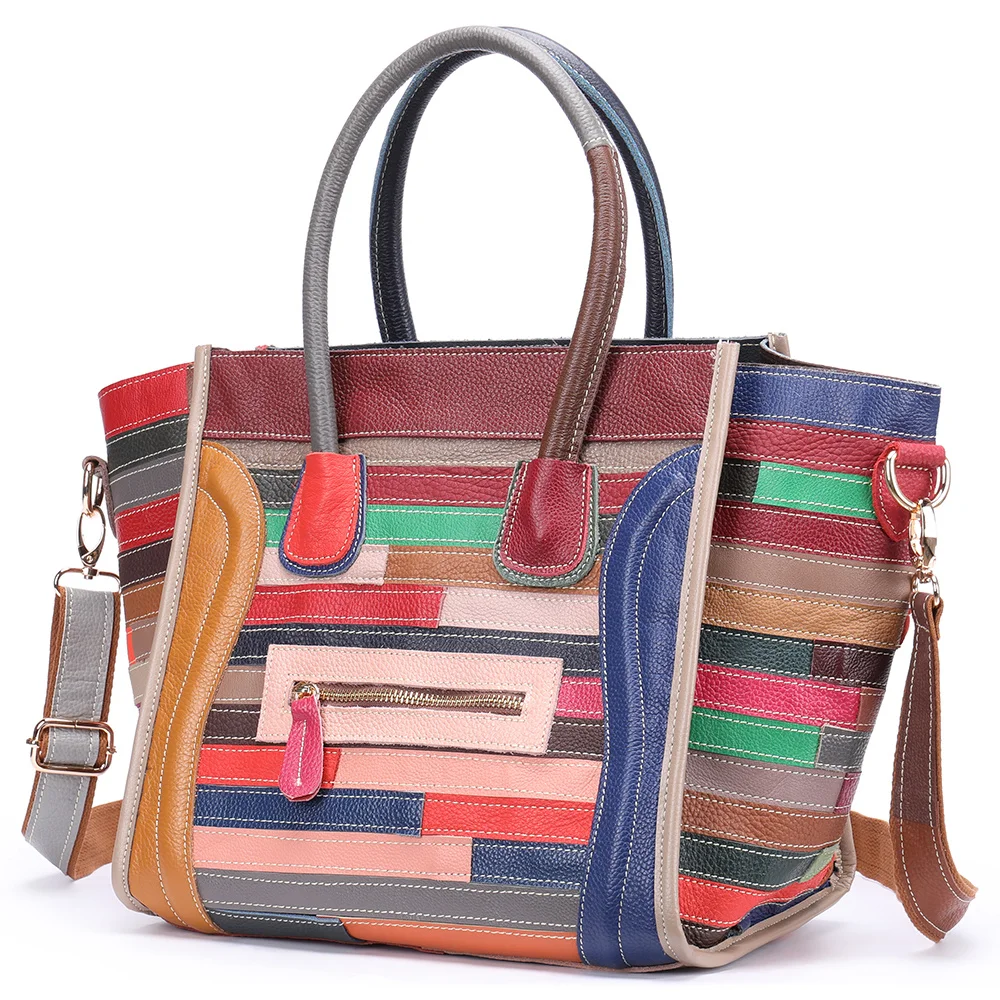 Designer Brand Women Tote Bags Luxury Handbags Leather Shoulder Crossbody Bag Large Capacity Color Patchwork Women's Bag
Designer Brand Women Tote Bags Luxury Handbags Leather Shoulder Crossbody Bag Large Capacity Color Patchwork Women's Bag