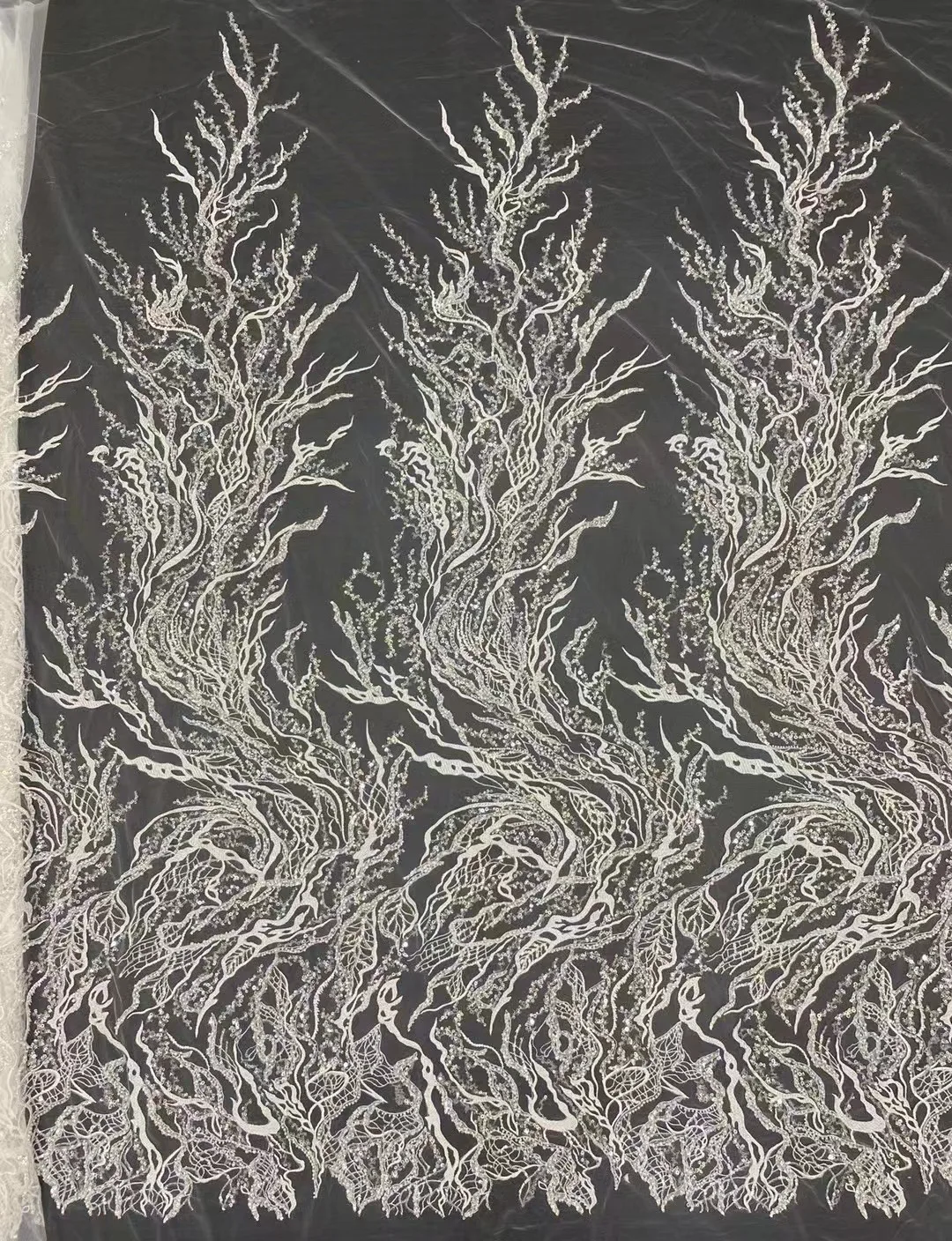 New ARRIVAL AFrica Embroidery Handmade White Beads High Quality With Gorgeous sequins MEsh FAbric French Tulle Net Fabric Party
New ARRIVAL AFrica Embroidery Handmade White Beads High Quality With Gorgeous sequins MEsh FAbric French Tulle Net Fabric Party