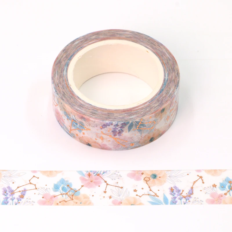 2022 NEW 10pcs/Lot Foil Floral Constellations White Washi Tape Scrapbooking Stationery Office Supply Masking Tape 15MM*10M
2022 NEW 10pcs/Lot Foil Floral Constellations White Washi Tape Scrapbooking Stationery Office Supply Masking Tape 15MM*10M